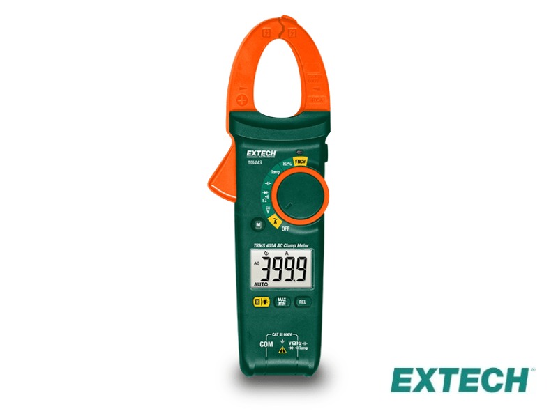 Extech MA443 - Pinza amperimétrica, 400A TRMS AC W/NCV