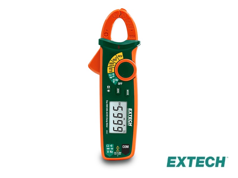 Extech MA63 - Pinza amperimétrica TRMS 60A AC/DC W/NCV