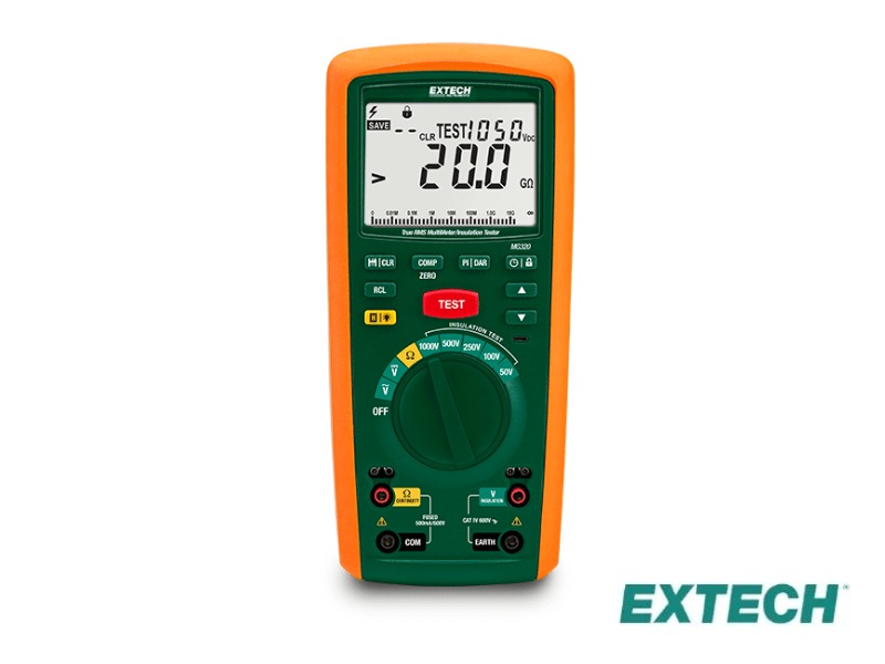 Extech MG320 - Probador de aislamiento CAT IV / Multímetro TRMS