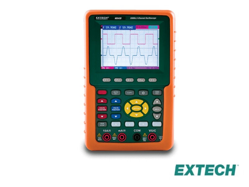Extech MS420 - Osciloscopio, 20 MHz