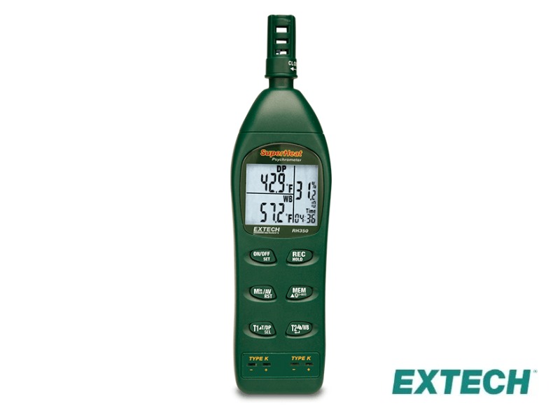 Extech RH350 - Psicrómetro, Datalogger Digital