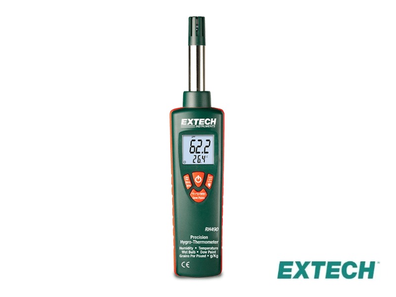 Extech RH490 - Psicrómetro, Precisión