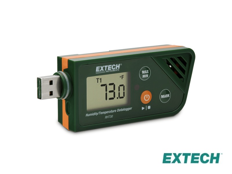 Extech RHT30 - Registrador de datos de humedad y temperatura con USB
