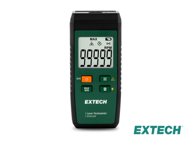 Extech RPM250W - Tacómetro con conectividad a la aplicación ExView®
