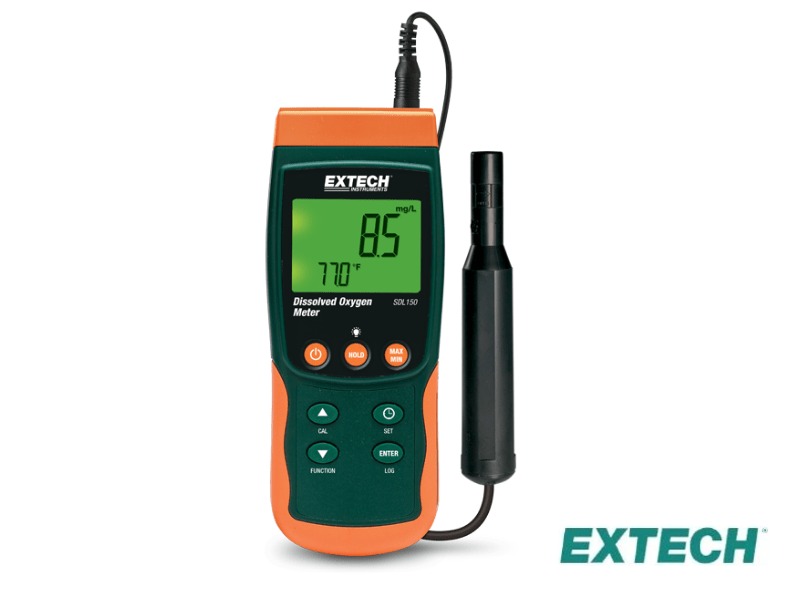 Extech SDL150 - Medidor de oxígeno disuelto SD Logger