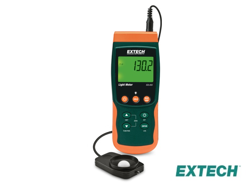 Extech SDL400 - Medidor de luz SD Logger
