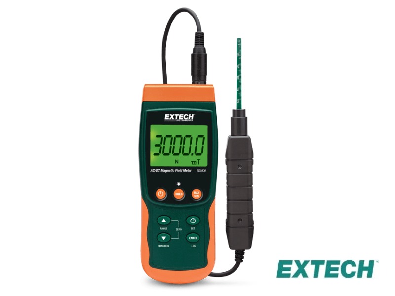 Extech SDL900 - Medidor de campo magnético / registrador de datos AC / DC