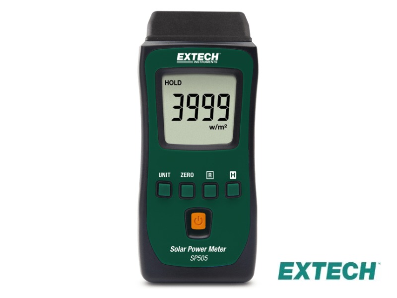 Extech SP505 - Medidor de luz, solar de bolsillo
