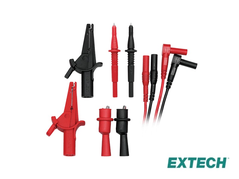Extech TL808-KIT - Kit de cables de prueba profesional