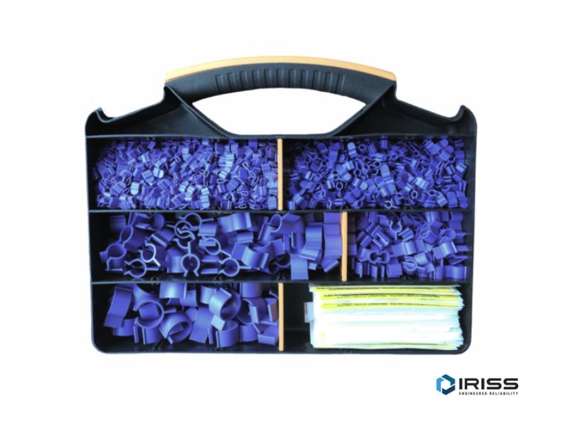IRISS Safe-Connect - Kit indicadores de sobretemperatura - Adhesivos y clips