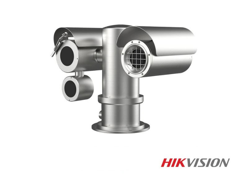 Câmara HIKVISION com posicionador ATEX (640×512 | IP68 | IR+VIS)