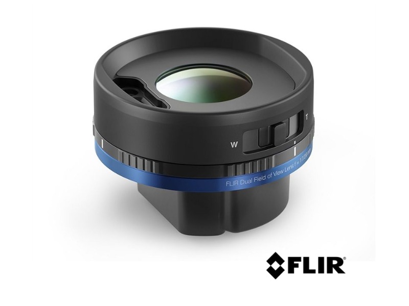 Lente FLIR IR - Séries Exx, T5xx, T8xx - f=17/29mm, DFOV 14° e 24°.