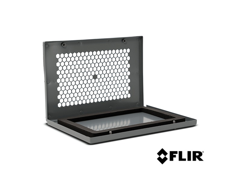 FLIR IRW Janela de infravermelhos de grande formato em aço inoxidável